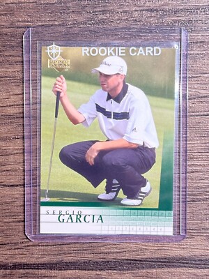 2001 Upper Deck SERGIO GARCIA ROOKIE CARD #3 Golf