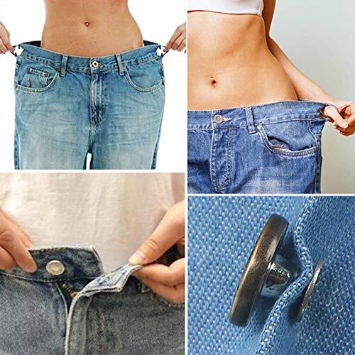 Jeans Buttons Replacement, Instant No Sew Buttons for Pants with Tool