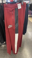NWT Nike Sportswear Men's Hybrid Fleece Joggers Pants M Tapered Red DO7232-677
