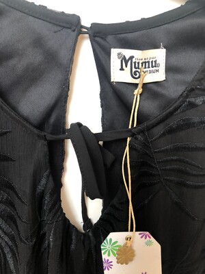 NEW $150 Show Me Your Mumu Juliet Maxi Leafy Luxe Black Sz Medium | eBay