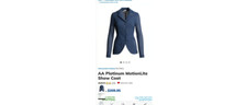 Aa Platinum Blue Mesh Jacket Size M