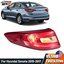 LH FOR 2015 2016 2017 Hyundai Sonata Rear Driver Side Tail Light # 92401C2000