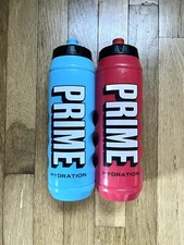 PRIME Hydration 32oz Red & Blue Bottle Bundle