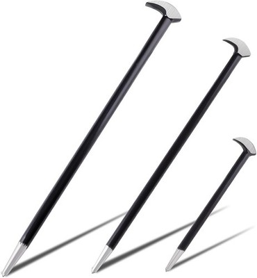 LEONTOOL 3PCS Rolling Head Pry Bar Set Heavy Duty Indexing Pry Bar Set for Au...