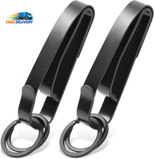 Duty Belt Key Holder, 2 Pack Improved Quick Release Key Holder with Key Ring, Pr