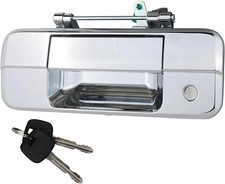 Exterior Tailgate Handle with Keyhole for Toyota Tundra 2007-2013 Lock Cylind...