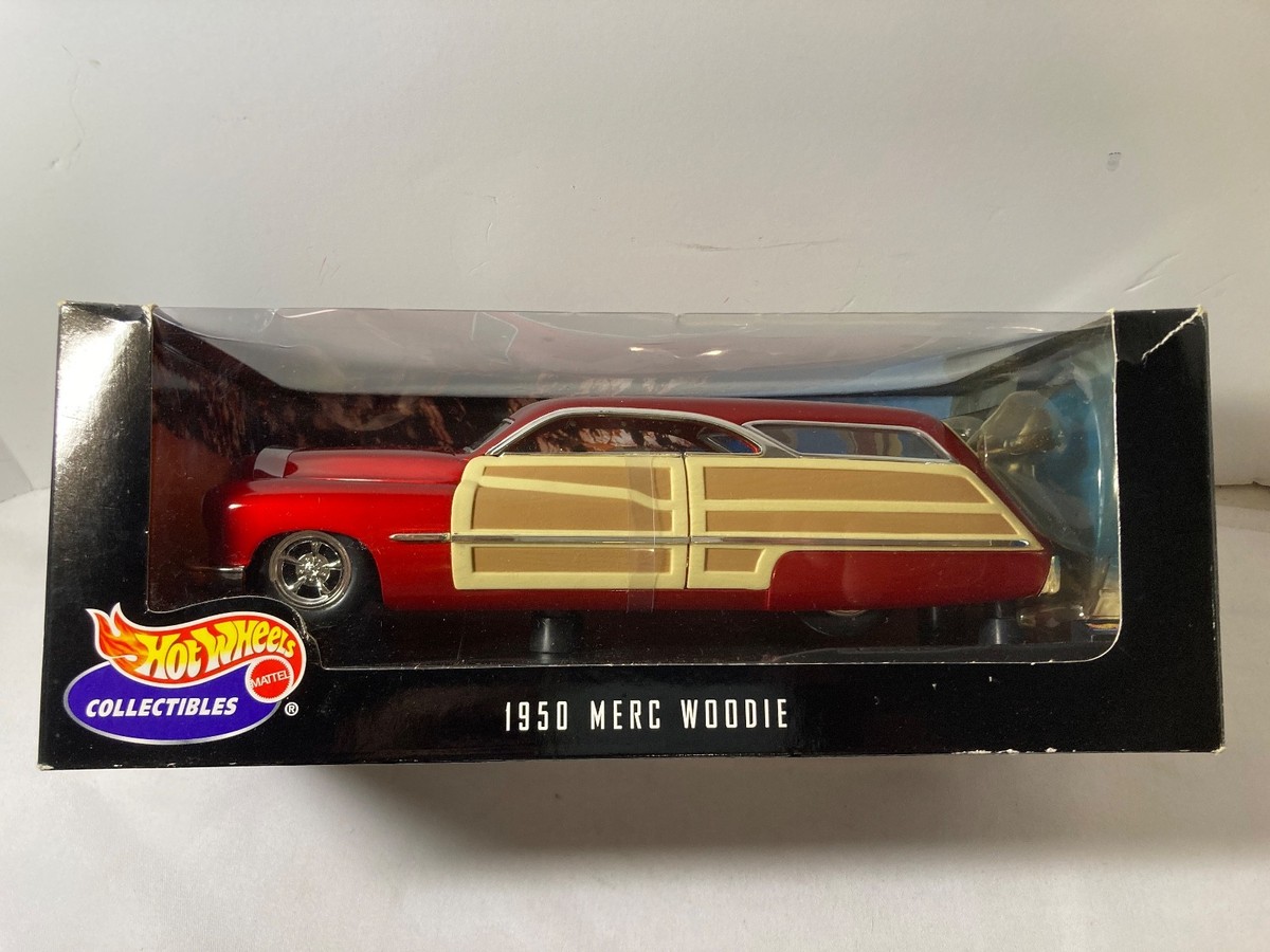 HOT WHEELS Collectibles - 1:18 Die Cast 1950 MERC WOODIE - NIB