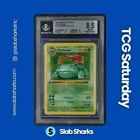 1999 POKEMON BASE SET 1ST ED SHADOWLESS #15/102 VENUSAUR HOLO THCK STAMP BGS 8.5