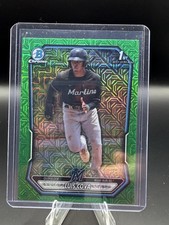 2026 Bowman #BCP-38 Luis Cova Chrome Prospects Green Mojo Refractor
