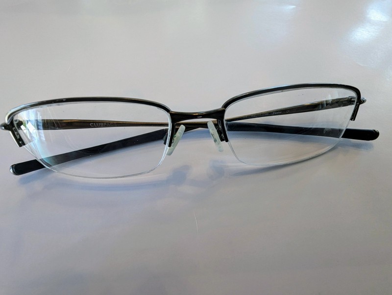 Oakley Clubface Eyeglasses OX3102-0352 Pewter Half Rim Frames 52-17-143