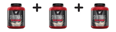 3 x BSN Syntha-6 Edge (4lbs) Cookies and Cream (56,30 EUR/kg)