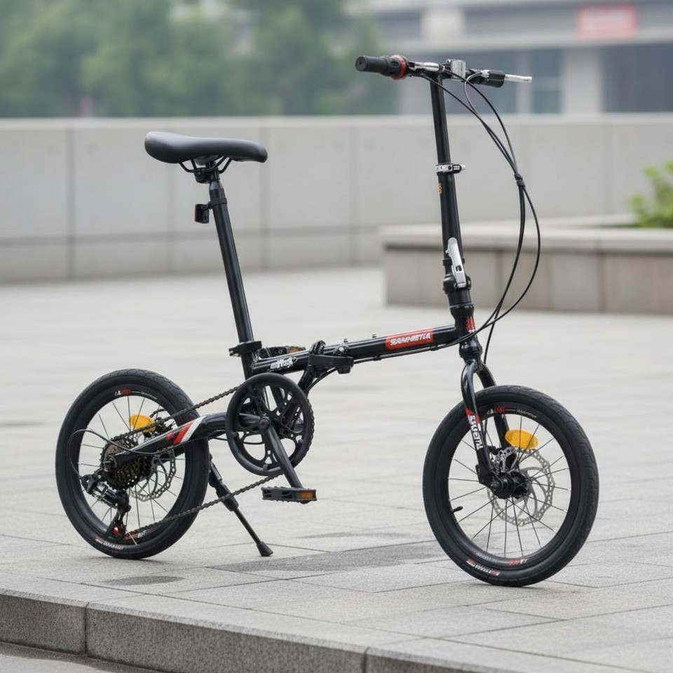 20 Inch Folding Bike Foldable Personal Transportation for Commuters ...