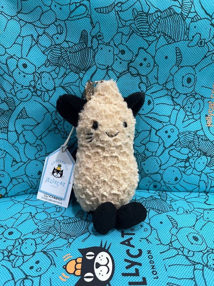 Jellycat Amuseables Peanut Plush - Cute Toy w/ Cat Outfit
