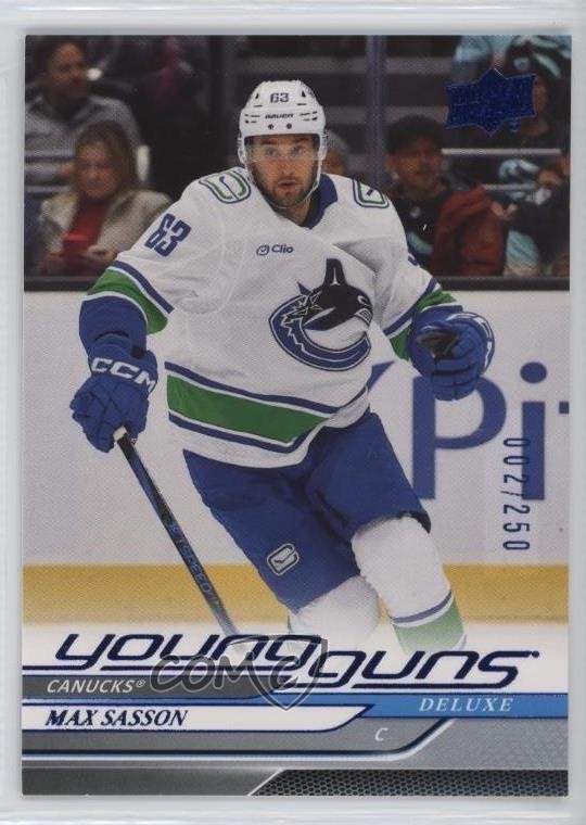 2024-25 Upper Deck Extended Series Young Guns Deluxe 2/250 Max Sasson #716 1tf5