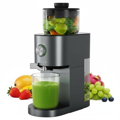 Slow Masticating Cold Press Juicer Machines, High Juice Yield, Self-Feeding w...