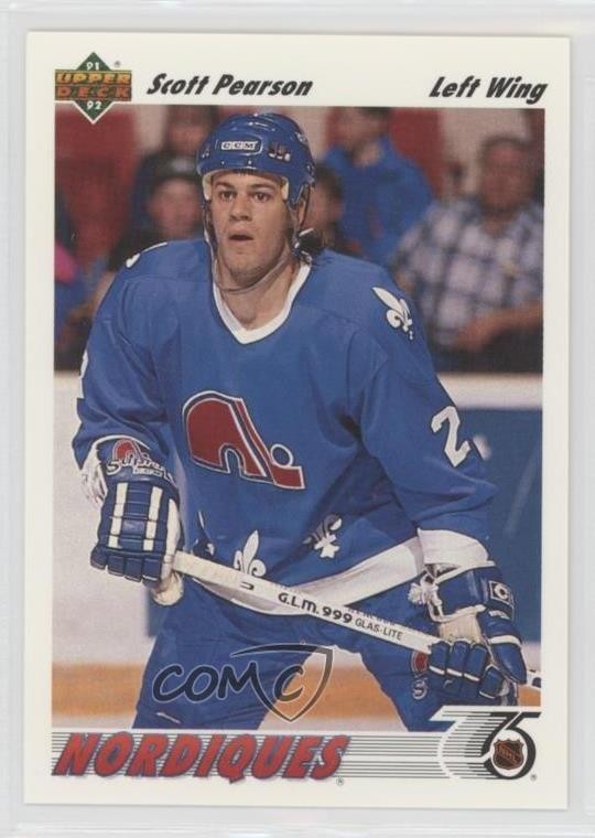 1991-92 Upper Deck French Scott Pearson #336 0ka4