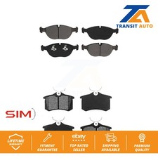 Front Rear Semi-Metallic Brake Pads Kit For Audi TT Quattro Volkswagen R32