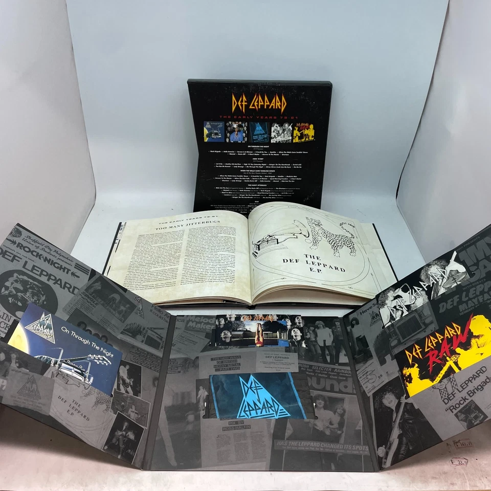 Def Leppard The Early Years 79-81 5xCD Box Set US 2020 Edition NM/VG+ Foto 3 de 3