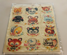 Meyercord Vintage Decals Cute Nursery Animals Dog Cat Lamb Fox Bunny Elephant