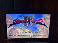 Sega Saturn Shining Force 3 Box and Manual complete CIB Sega Saturn RPG Rare