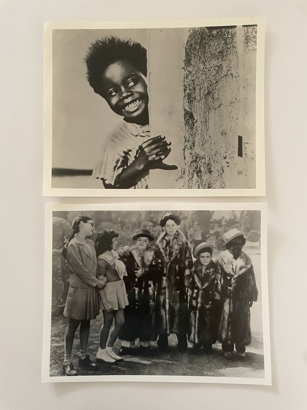 Vintage Little Rascal’s Black & White 8x10 Publicity Photo Lot Of 2 Buckwheat
