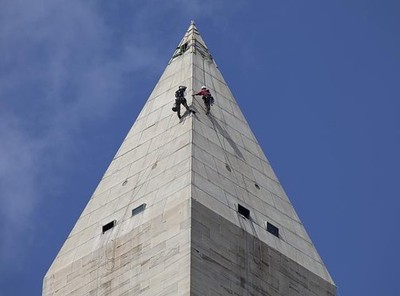 the to assessing the following Climbers 2011 Monument damage Washington