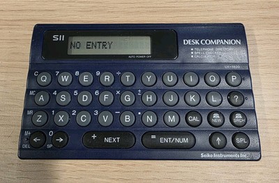 Seiko Desk Companion, Rechtschreibprüfung, Taschenrechner, Telefonbuch, funktionstüchtig