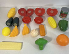 Vintage Play Food Tomato Corn Cucumber Pepper Orange More 07 