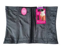 Maidenform Waist Shaper Size 2XL Patterned Black Firm Control Waist Snipper New