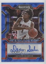 2022-23 Panini Prizm Draft Picks Blue Ice 29/75 Dereon Seabron #CP-SEA Auto 1pe9