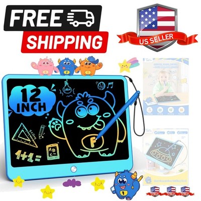 Kids Toys Gifts for 3+  Old Boys Girls Toddler, 12inch LCD Writing Tablet Era...