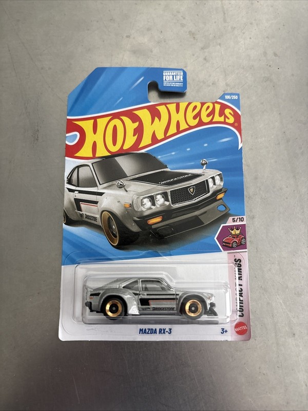 2026 Hot Wheels From E Case Mazda RX-3 Gray 