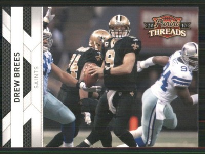 2010 Panini Threads #91 Drew Brees New Orleans Saints 37653