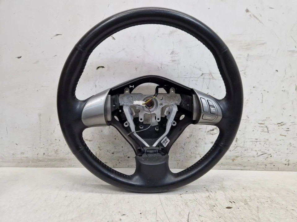 Lenkrad Schwarz Leder Multifunktion passt für SUBARU FORESTER (SH) 2.0 D AWD - Bild 3 von 4