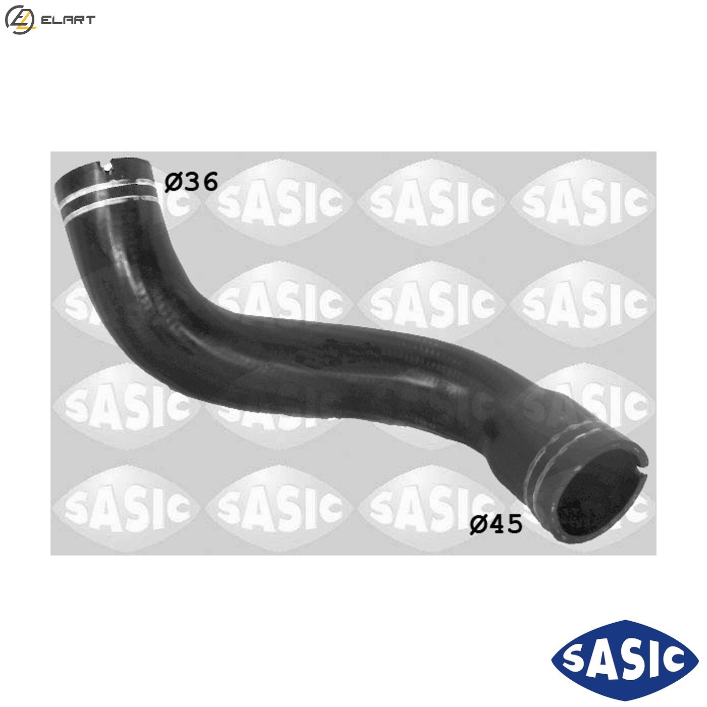 CHARGE AIR HOSE 3336007 FOR FIAT FIORINO/Box/Body/MPV QUBO 199A9.000 1.2L 4cyl