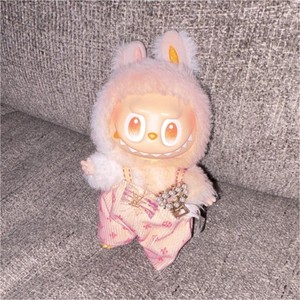 POP MART THE MONSTERS Plush Clip-On Keychain Pink Anime Manga Licensed