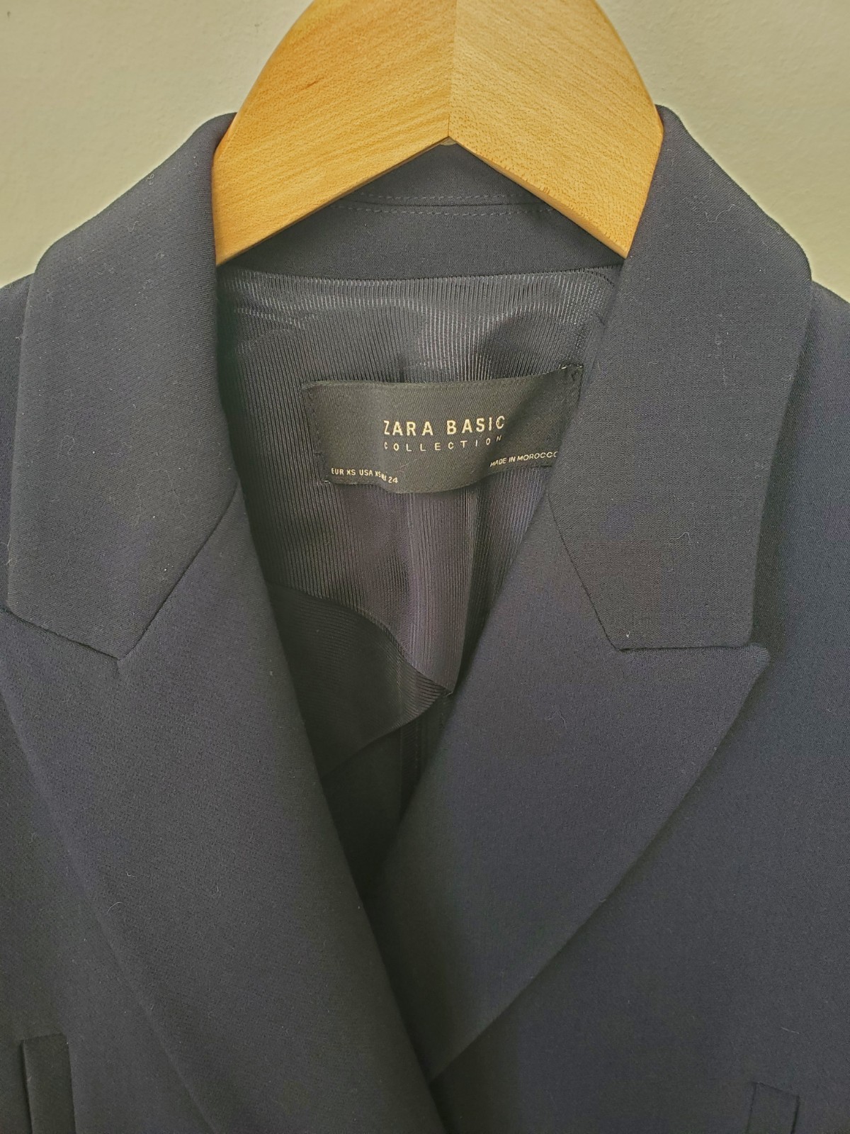 Zara Basic Collection Navy Classic Preppy Academy… - image 6