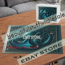 1000 piece jigsaw puzzle Dragon Mystic Teal fantasy teal