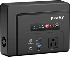 Powkey Portable Power Station 100W Rated, 97Wh Portable Generator Battery Backup