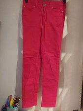 Oasis. Red Skinny Jeans.  Size 8