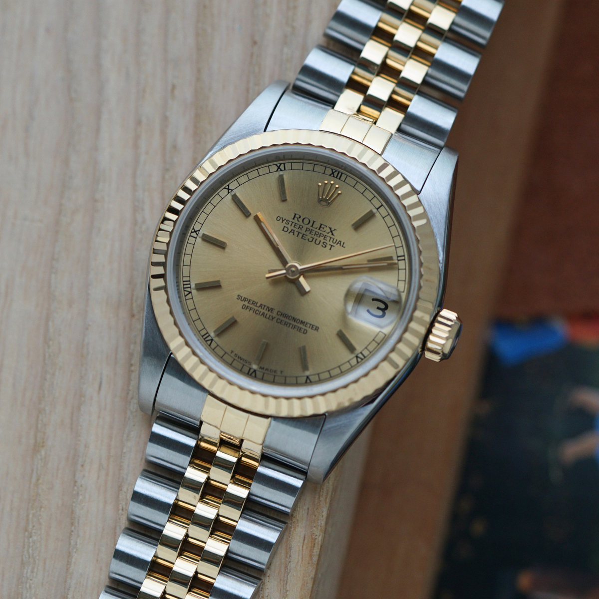 mr Rolex Datejust 68273 18k Gold Steel Two-Tone 31mm Jubilee