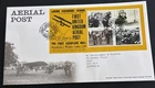 Great Britain FDC 2011 1st United Kingdom Aerial Post M/S