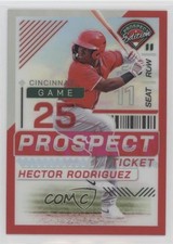 2024 Panini Prospect Edition Red Prizm 145/199 Hector Rodriguez #66 16wc