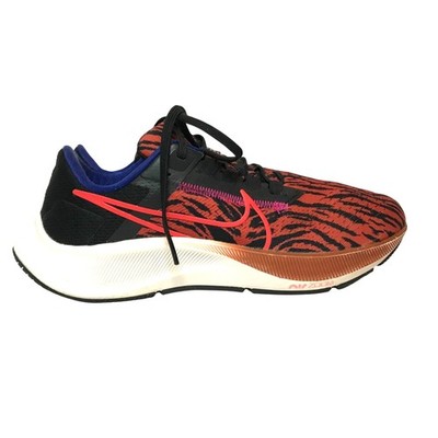 NIKE Air Zoom Pegasus 38 Womens 8.5 Burnt Sunrise Black Phantom Red Flames