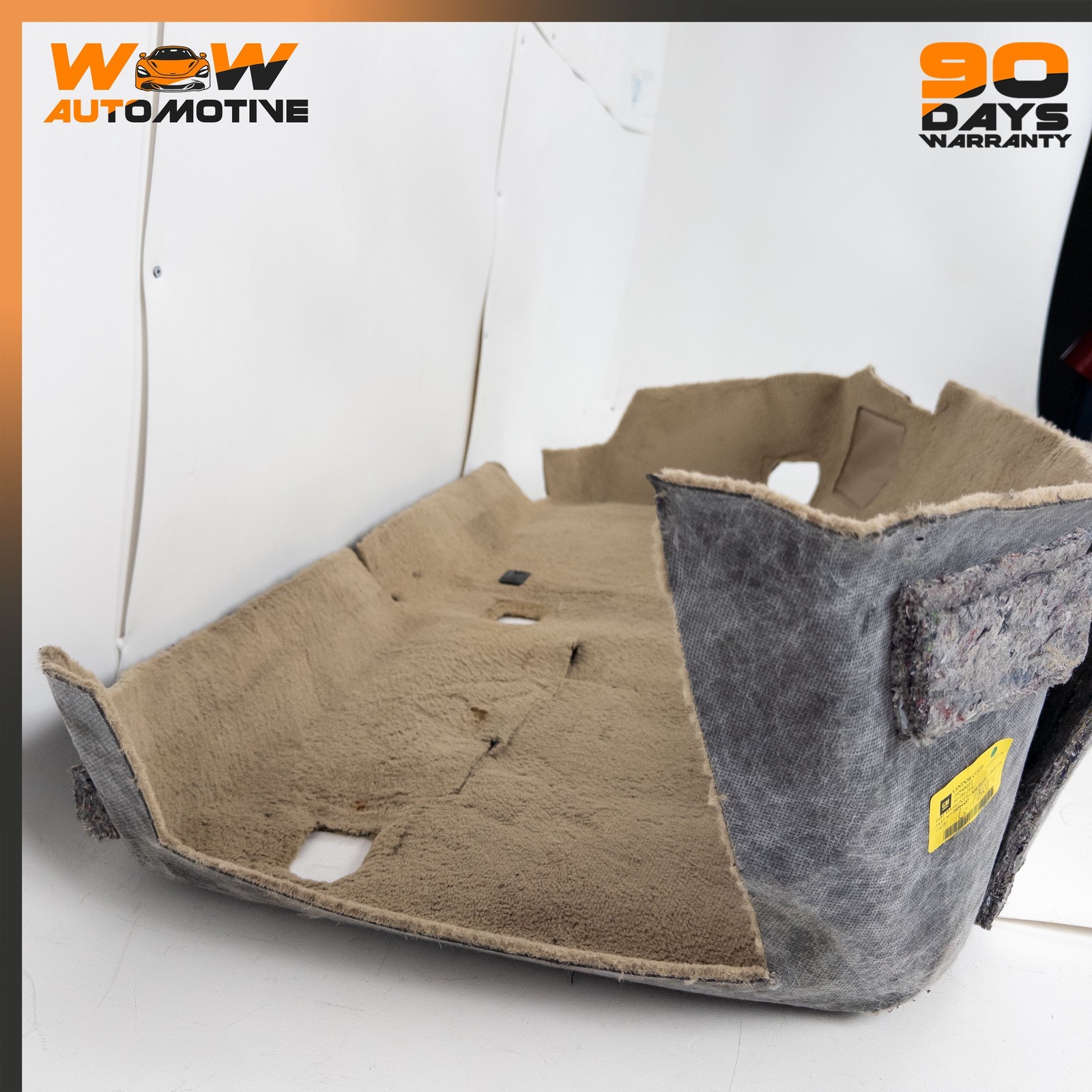 05-12 CHEVROLET CORVETTE C6 FRONT LEFT DRIVER SIDE FLOOR CARPET PANEL BEIGE OEM