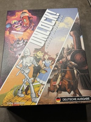 UNLOCK Secret Adventures  - Deutsche Ausgabe - Asmodee - Wie Neu!