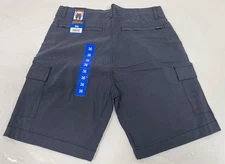 WearFirst Men’s BLUE Classic Fit Stretch Waist Cargo Shorts NWT Choose Your Size