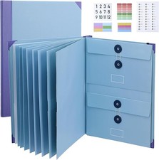 Important Document Organizer, Folders with Pockets, Folder with Labels Pockets,