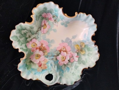 Hand Painted Decorative Porcelain Dish,With A Planter/Trinket Dish