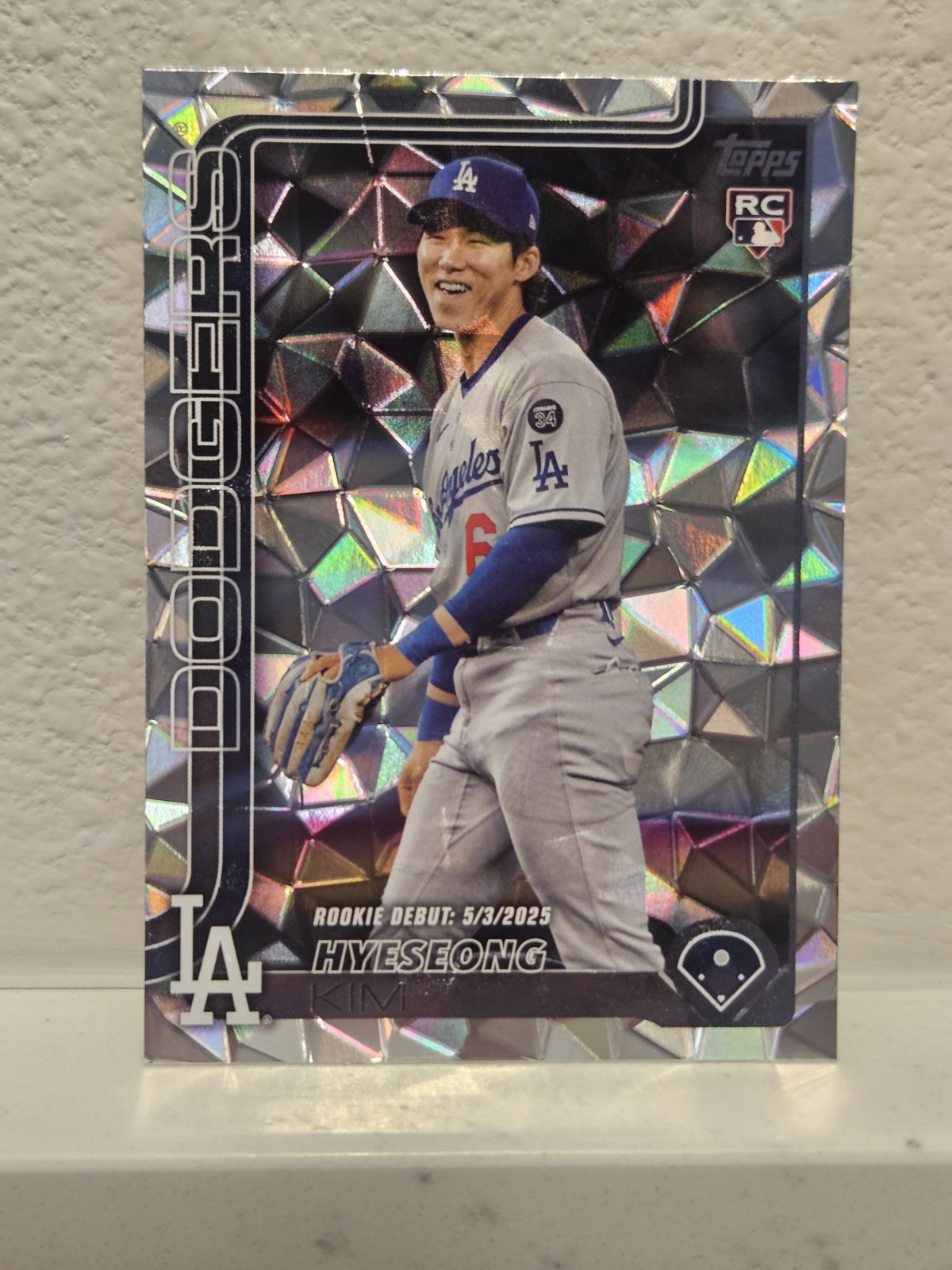 2025 Topps Update Hyeseong Kim RC Rookie Debut Diamante SP #US312 Dodgers